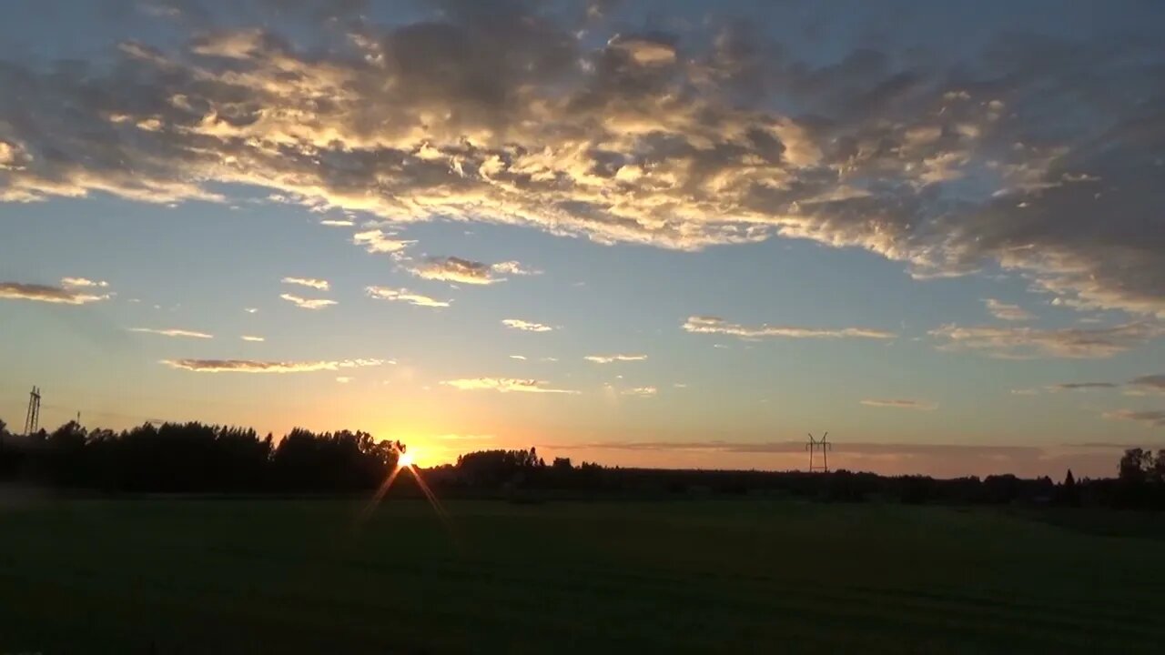 Auringonlasku - Sunset 23.6.2022