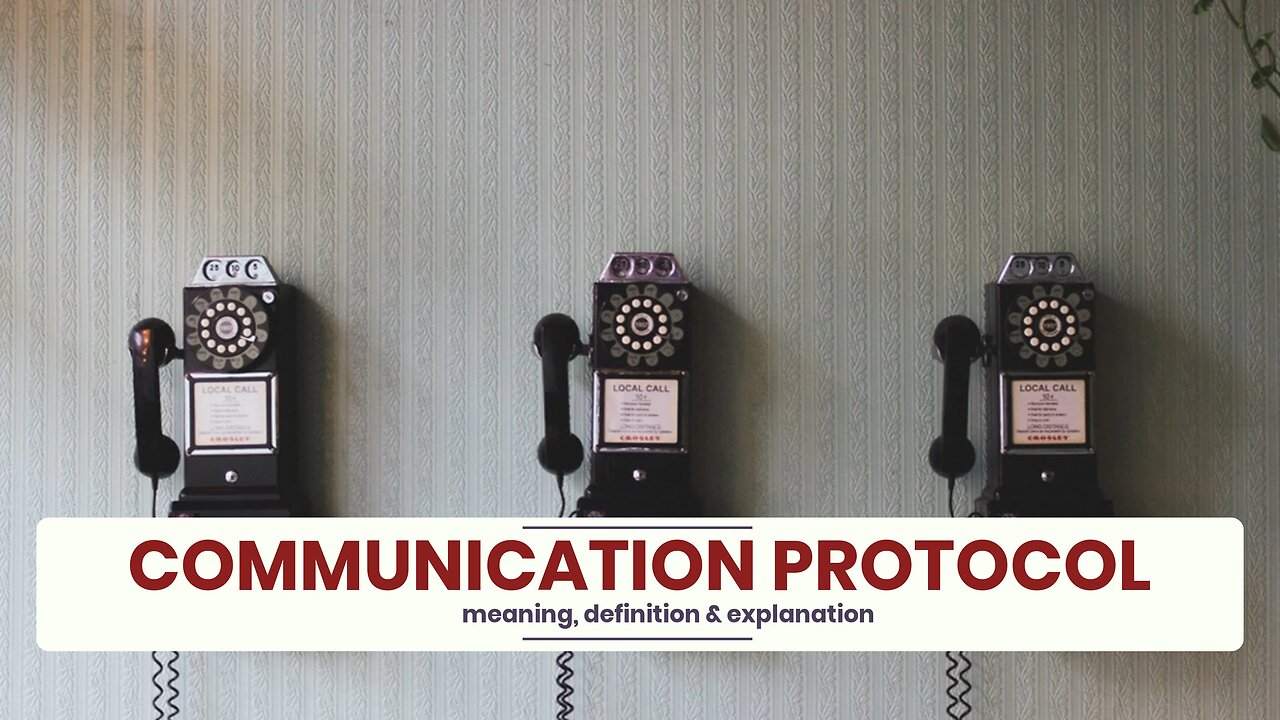 What is COMMUNICATION PROTOCOL?