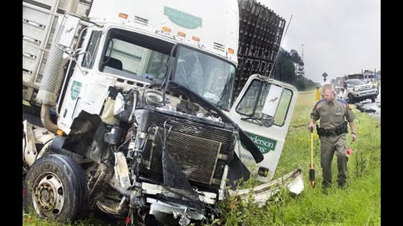 Wrong Way Car Truck Accident Live