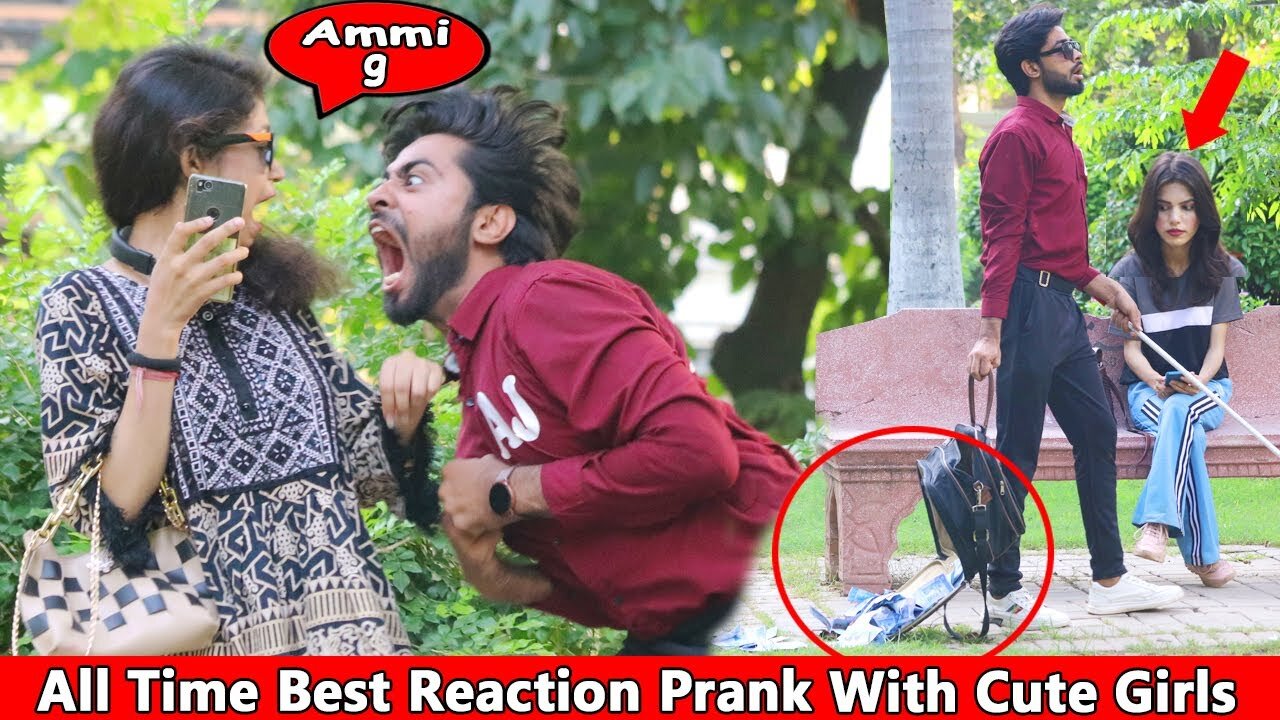 Prank with Cute girls