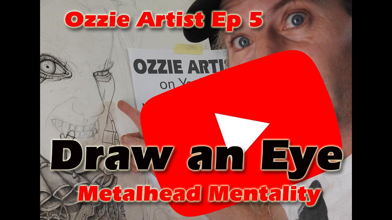 Ozzie Artist ep 5 Learn to Draw an Eye Metal Heads Suck