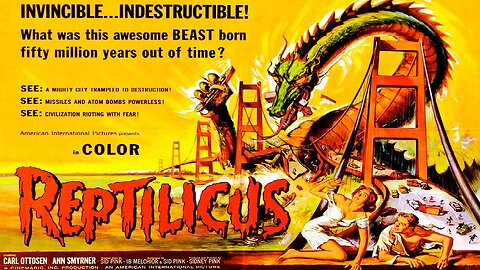 REPTILICUS 1961 Danish-American Dragon Kaiju - AIP English Release FULL MOVIE HD & W/S