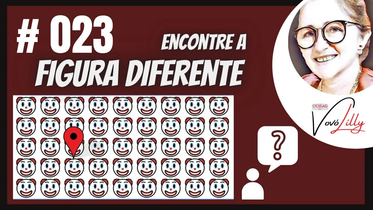 ENCONTRE A FIGURA DIFERENTE | # 023| FIND THE DIFFERENT FIGURE