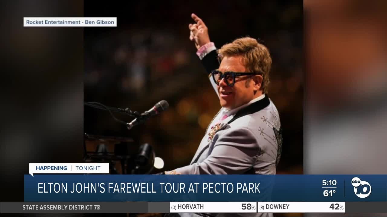 Transformation of Petco Park underway for Elton John Concert in San Diego - 5 p.m.