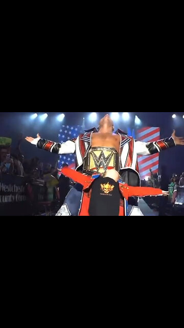 Cody Rhodes makes a young fans day during a live show