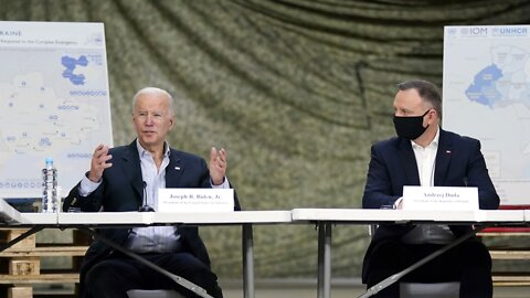 60 Miles From Ukraine, Biden Sees Refugee Crisis In Poland