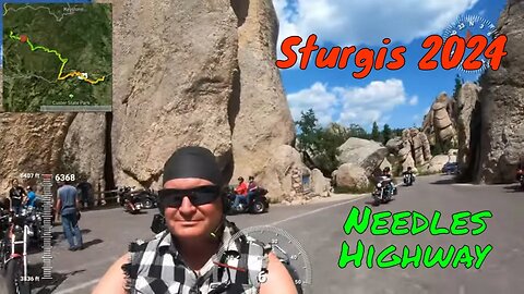 Sturgis 2024 Needles Highway Motorcycle Ride