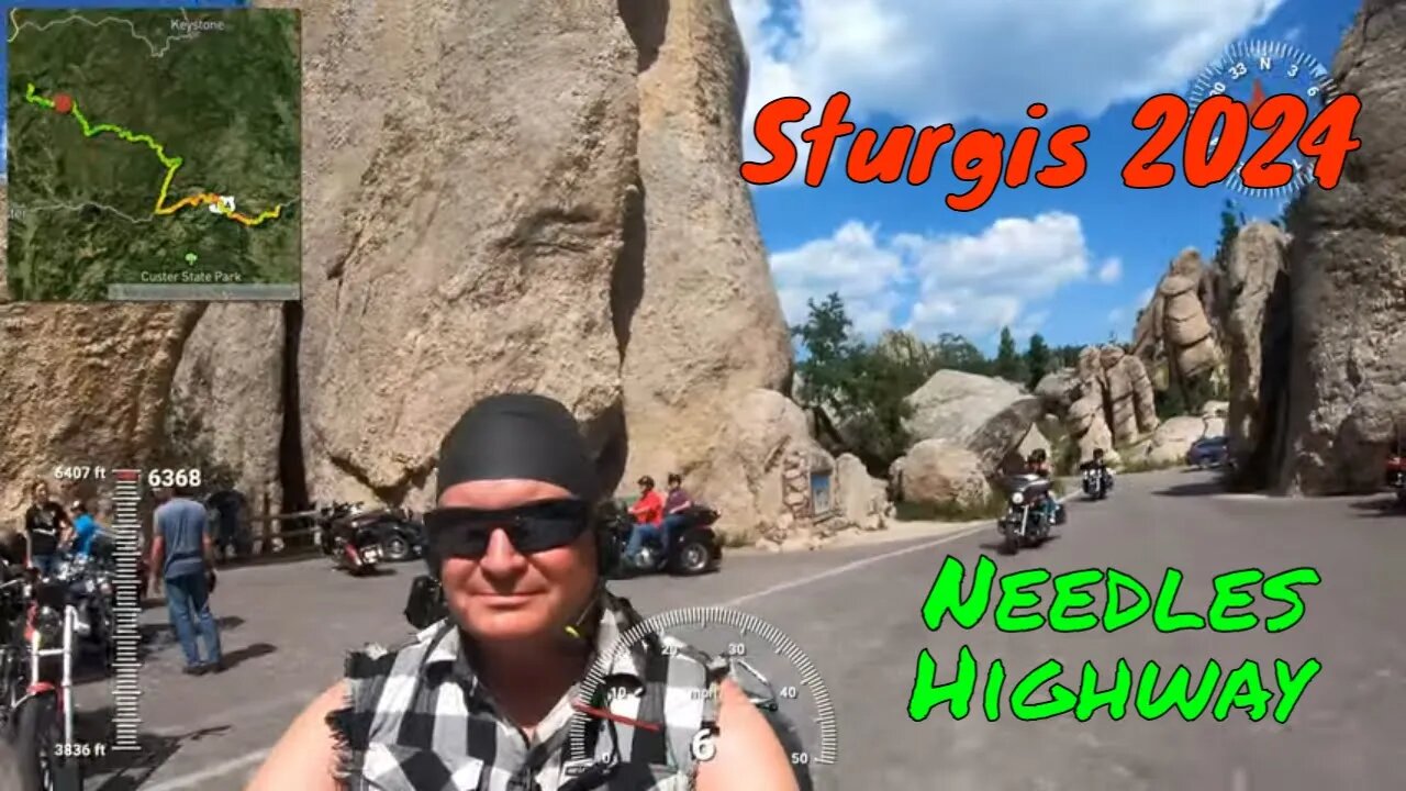 Sturgis 2024 Needles Highway Motorcycle Ride