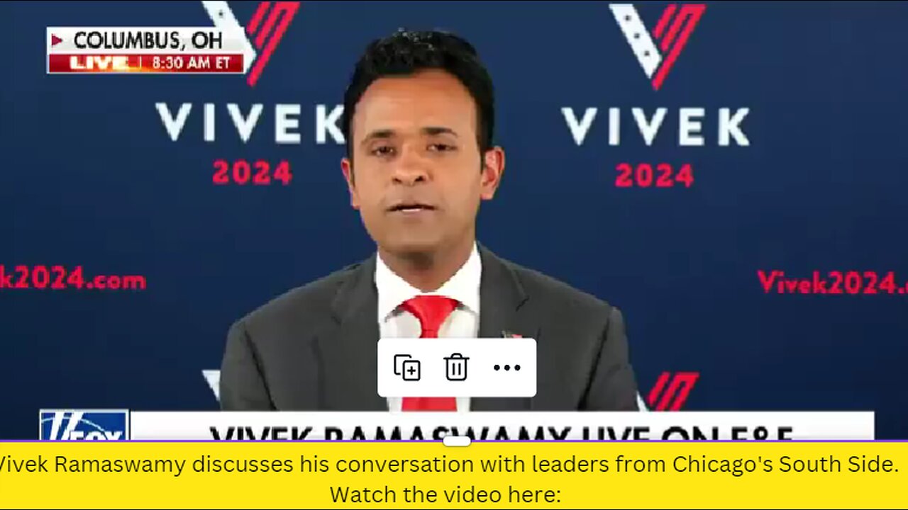 Vivek Ramaswamy discusses his conversation with leaders from Chicago's South Side.