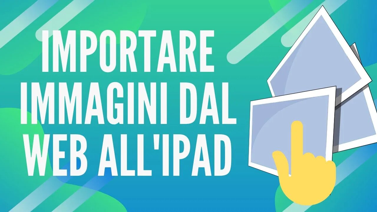 Trascinare immagini dal web all'Ipad con ipadOS 14