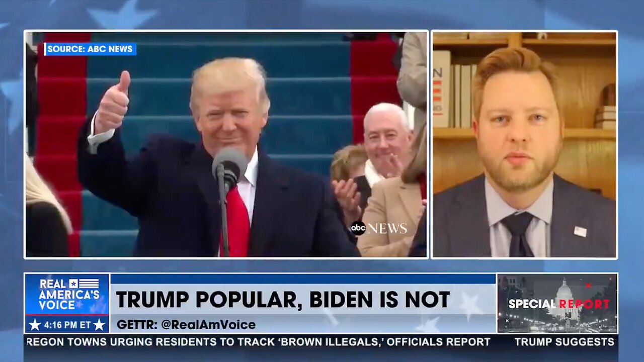 TRUMP IS POPULAR, BIDEN IS NOT