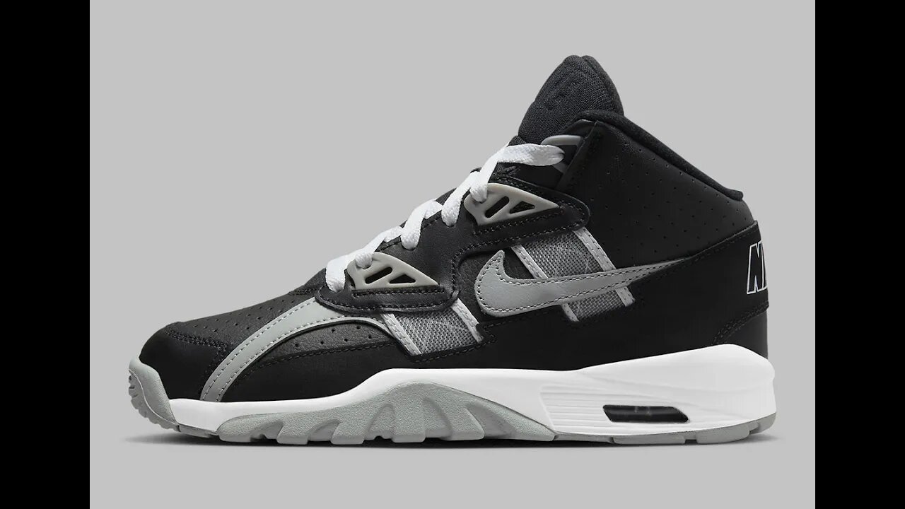 Nike Air Trainer Black Grey LA Raiders Bo Jacksons