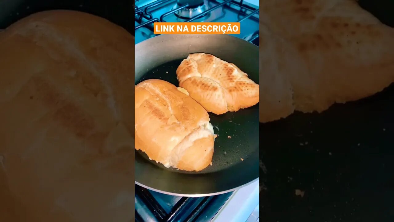 PÃO TOSTADINHO COM REQUEIJÃO 🍞😋 | Receitas #Shorts