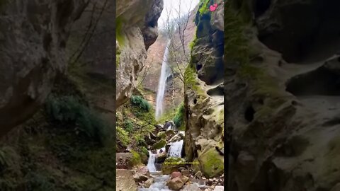 A Beautiful Waterfall #Livesty #ytshorts #Luxury #Nature #viral #viral2022 #trending #trending2022