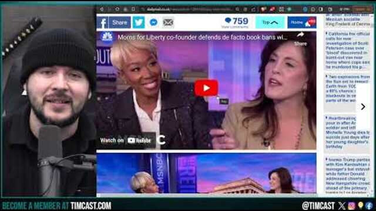 MSNBC DEFENDS GRAPHIC ADULT BOOKS IN GRADE SCHOOLS, JOY REID WANTS KIDS TO READ PORN IN CREEPY RAN..