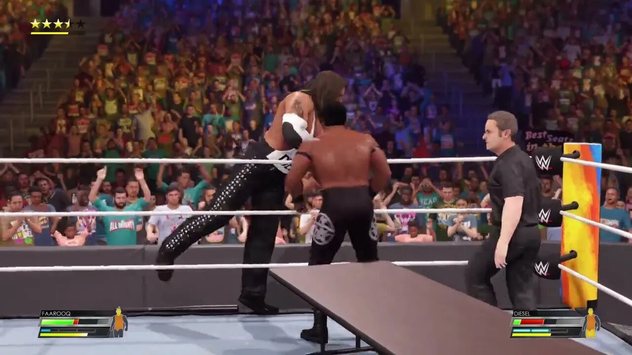 WWE 2K22 Diesel vs Farooq Tables match #clashatthecastle2022