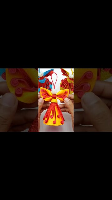 DIY Christmas Angel🌲Christmas Tree Decorations🌲Foam Sheet Crafts #diy #crafts #christmas