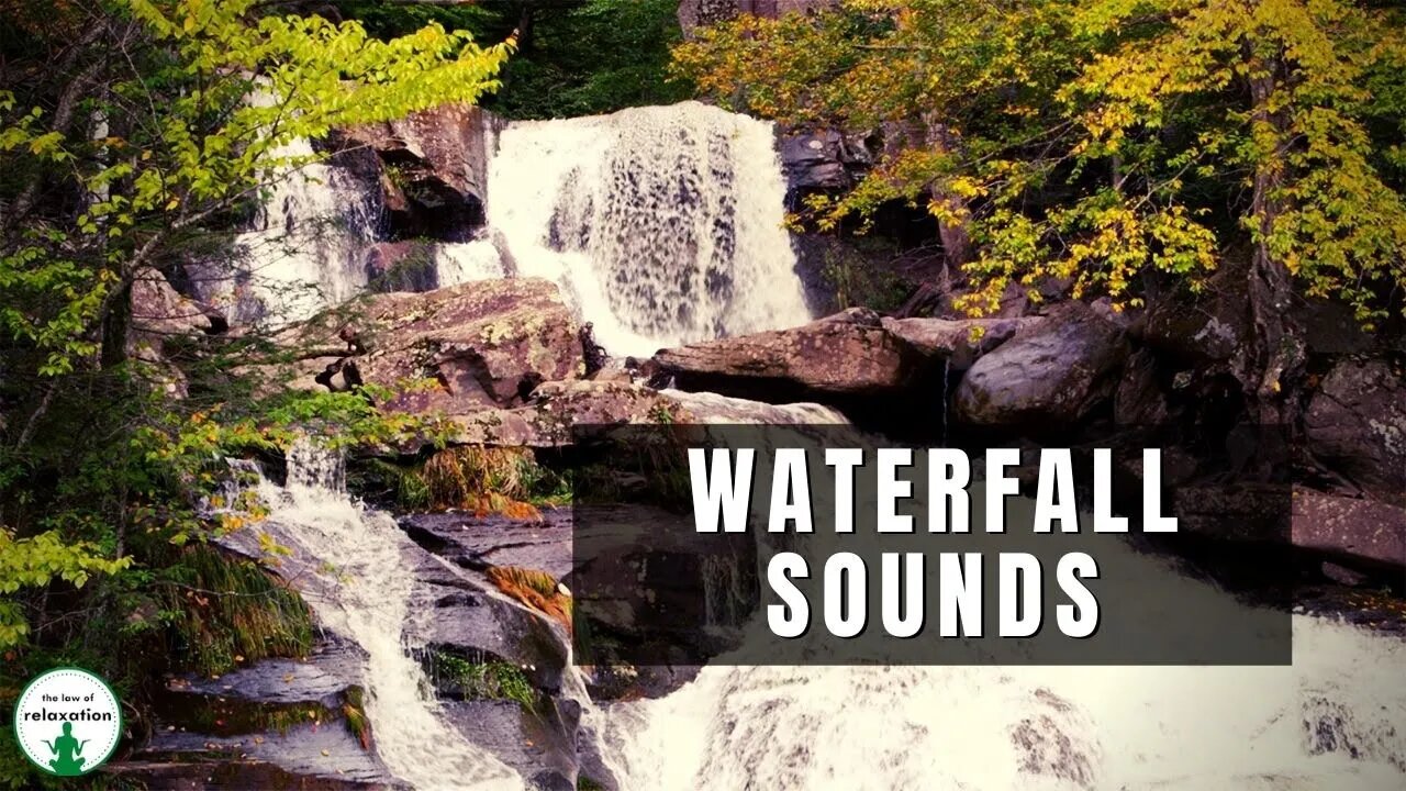 Relaxing Waterfall Sounds for sleeping | 2 hours | Fall asleep fast