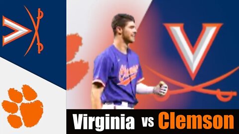 Clemson vs #12 Virginia Highlights | 2022 College Baseball (SUSPENDED)