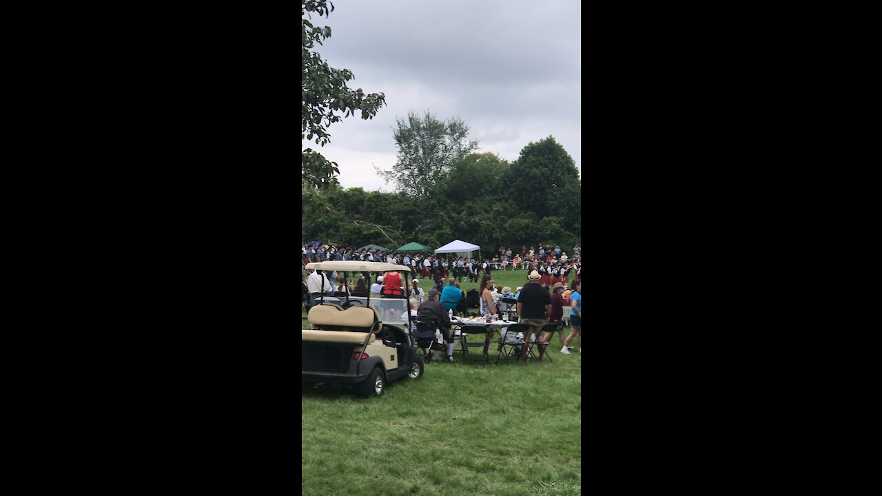 Massed bands Amazing Grace