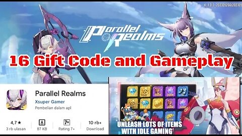 Parallel Realms Gift Code and Gameplay l 16 Gift Code Parallel Realms #giftcode #parallelrealms