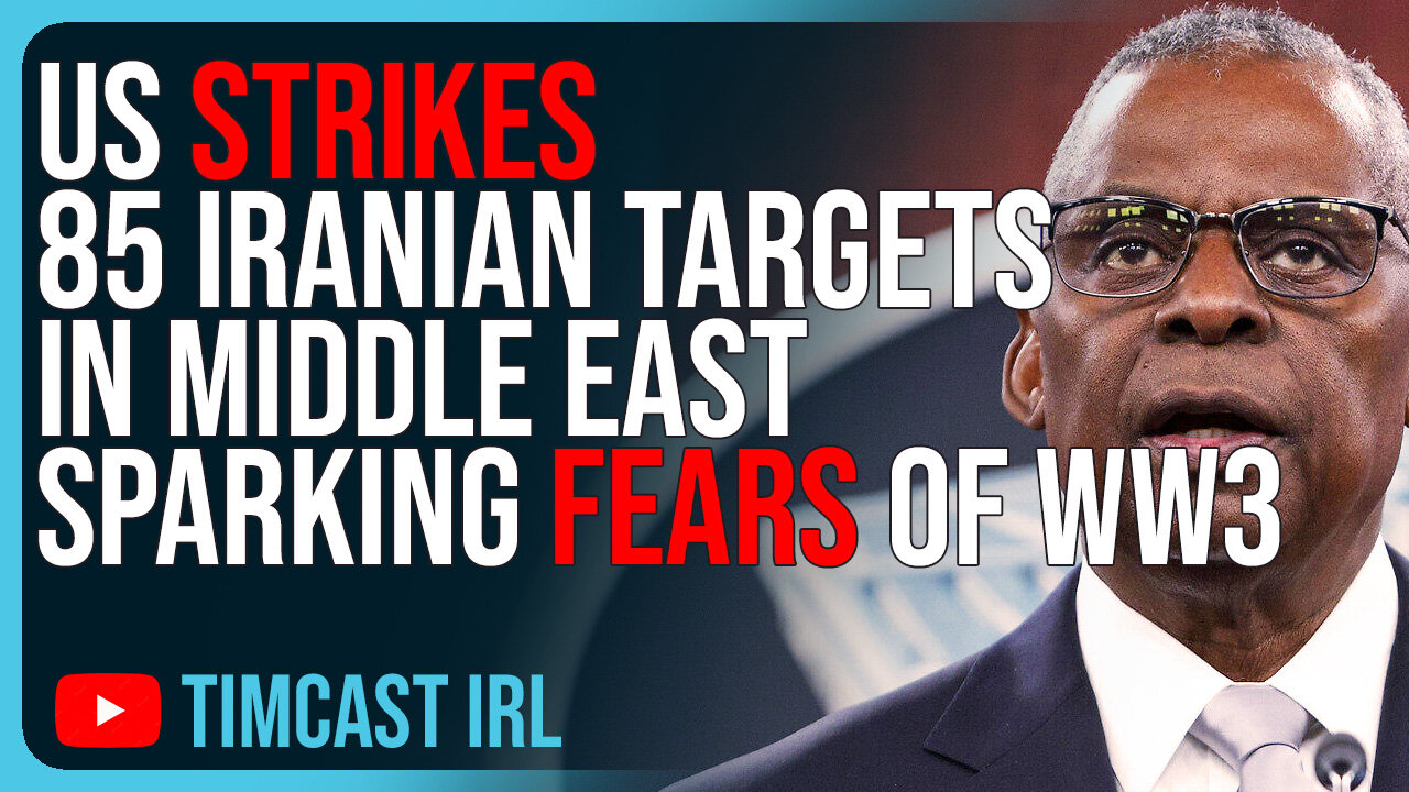 US STRIKES 85 Iranian Targets In Middle East Sparking FEARS Of WW3