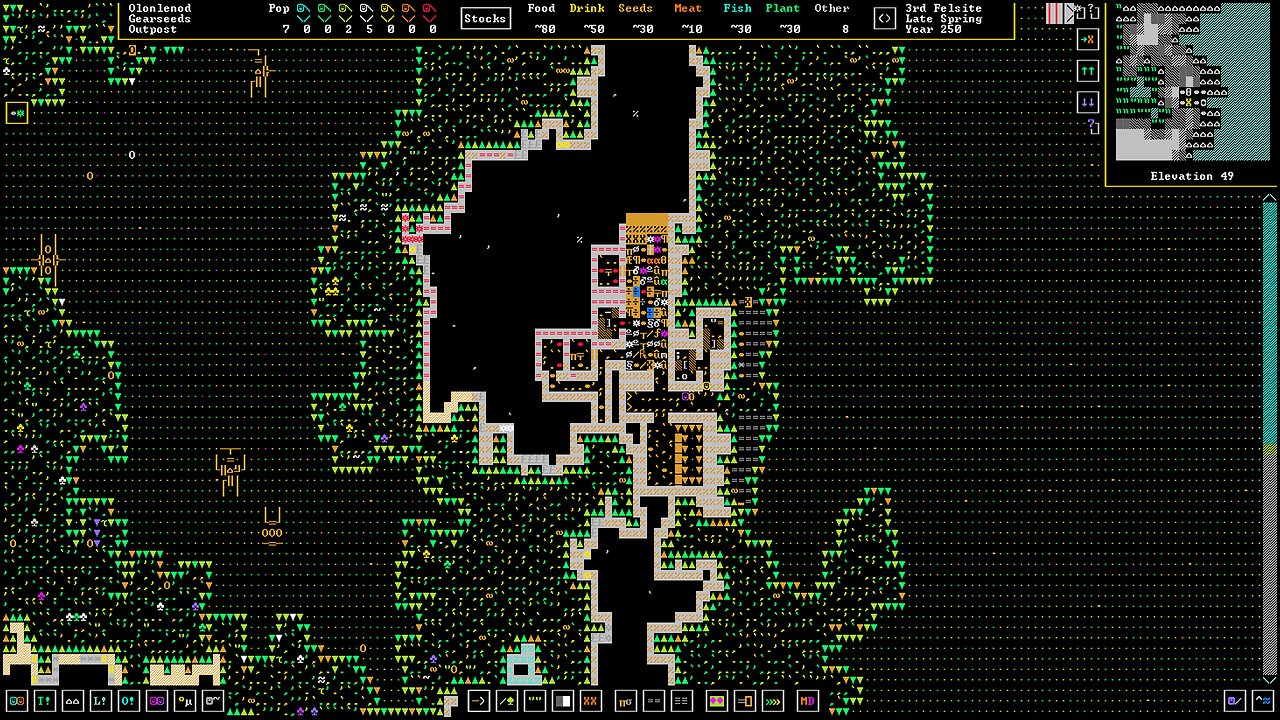 This is my outpost. There are many like it but this one is mine [Dwarf Fortress]