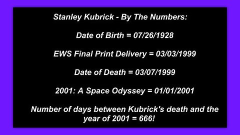 STANLEY KUBRICK - YOUR EYES ARE WIDE SHUT DOC