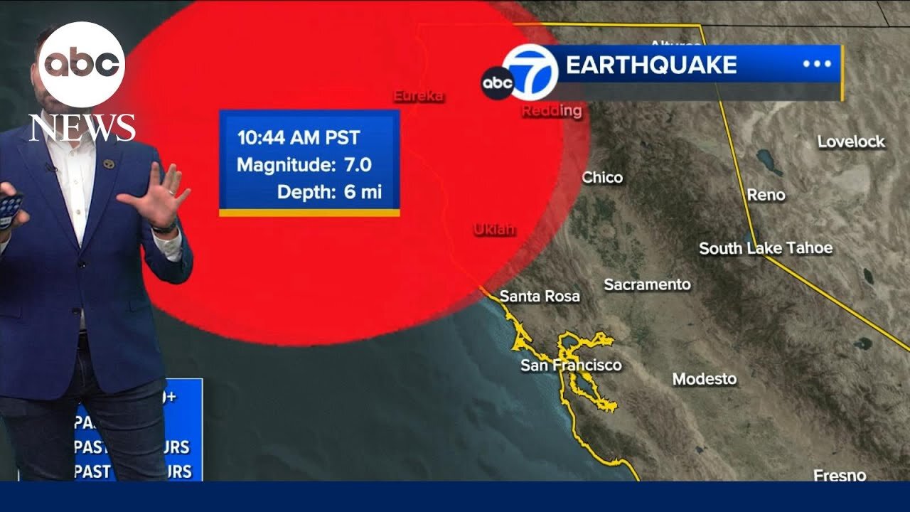 Earthquake reported in Northern California, tsunami warning in effect