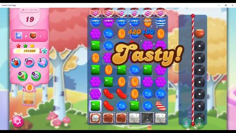 Candy Crush Level 5718 Talkthrough, 30 Moves 0 Boosters