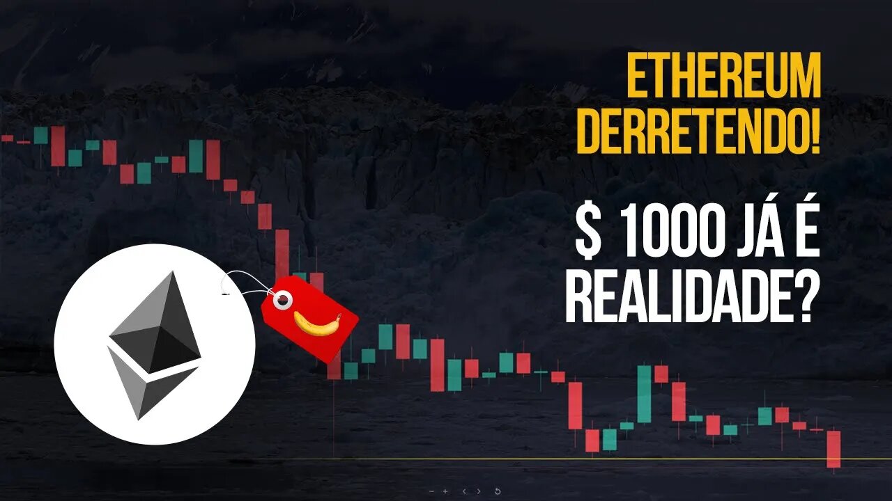 ETHEREUM rompe importante suporte! Vai cair até os $1000?