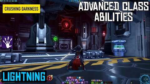 SWTOR: Showcasing the Lightning Sorcerer Advanced Class Abilities. Attacks, Buffs, Defense and Heals