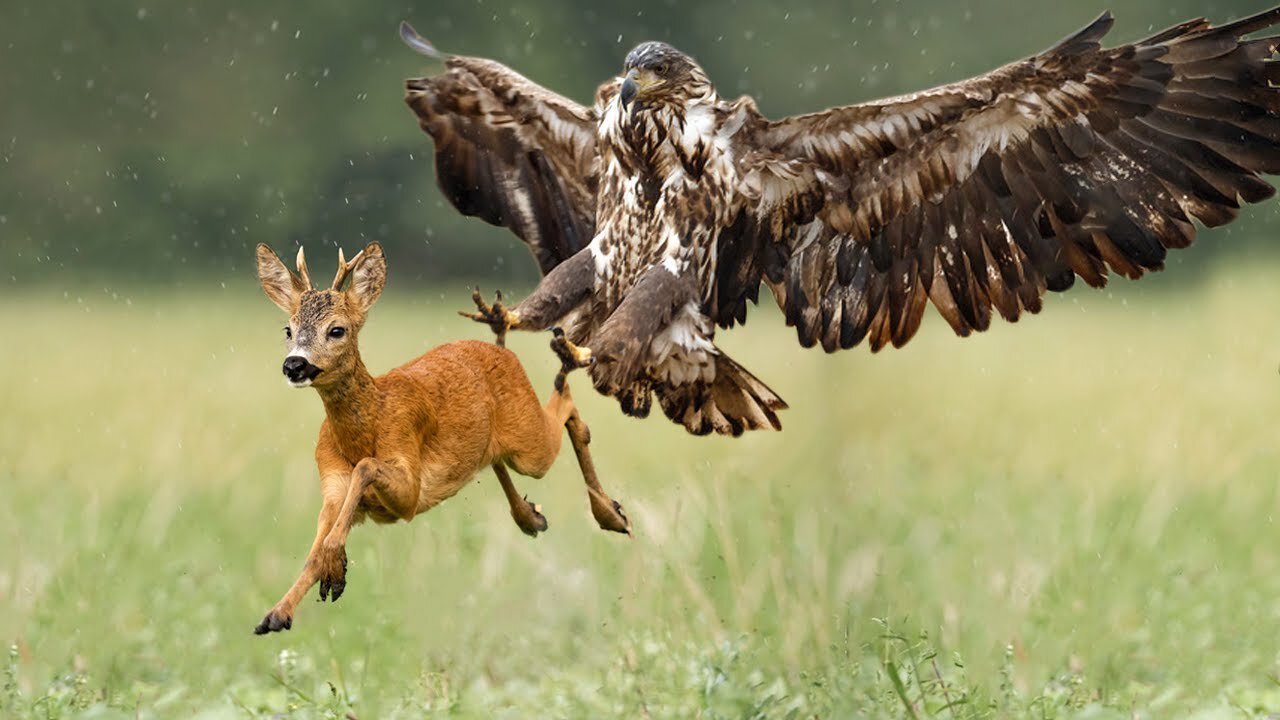 EAGLE VS DEER 😱😱