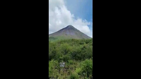 Viewing point at the volcano In Costa Rica