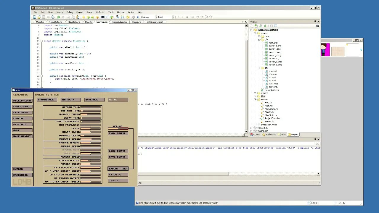 Creating Infiltration (Ludum Dare Timelapse)