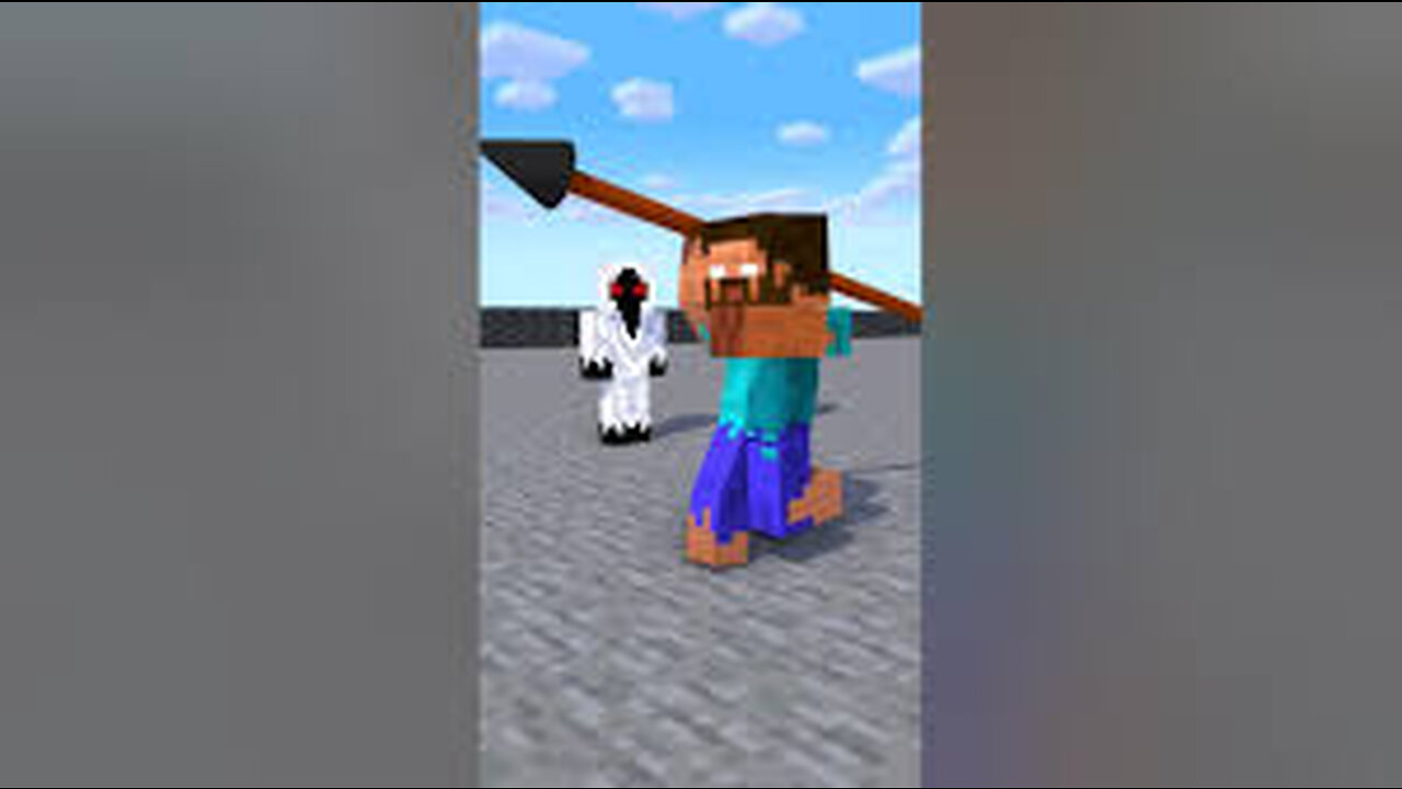HELP Herobrine Throw SPEAR VS Entity VS Notch