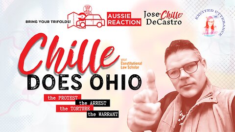 Chille does Ohio! Pt 3 Aussie reacts to Jose Chille DeCastro protest, arrest + warrant in OHIO LIVE