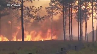 Fire weather warning in place from 2-7 p.m. Wednesday for much of Tampa Bay