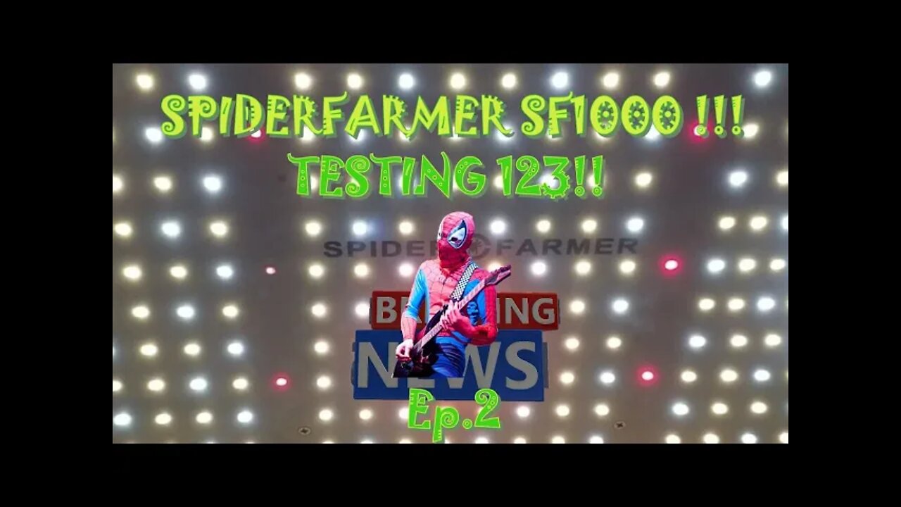 SpiderFarmer SF1000 Testing 123! EP.7 "Back to work" #SPIDERFARMER #NORTHGENETICS #WEBBGROW 🌲👽🔨