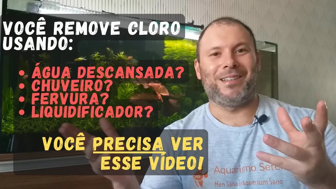 🔴 Como REALMENTE Remover Cloro e Cloramina da Água Para o Aquário