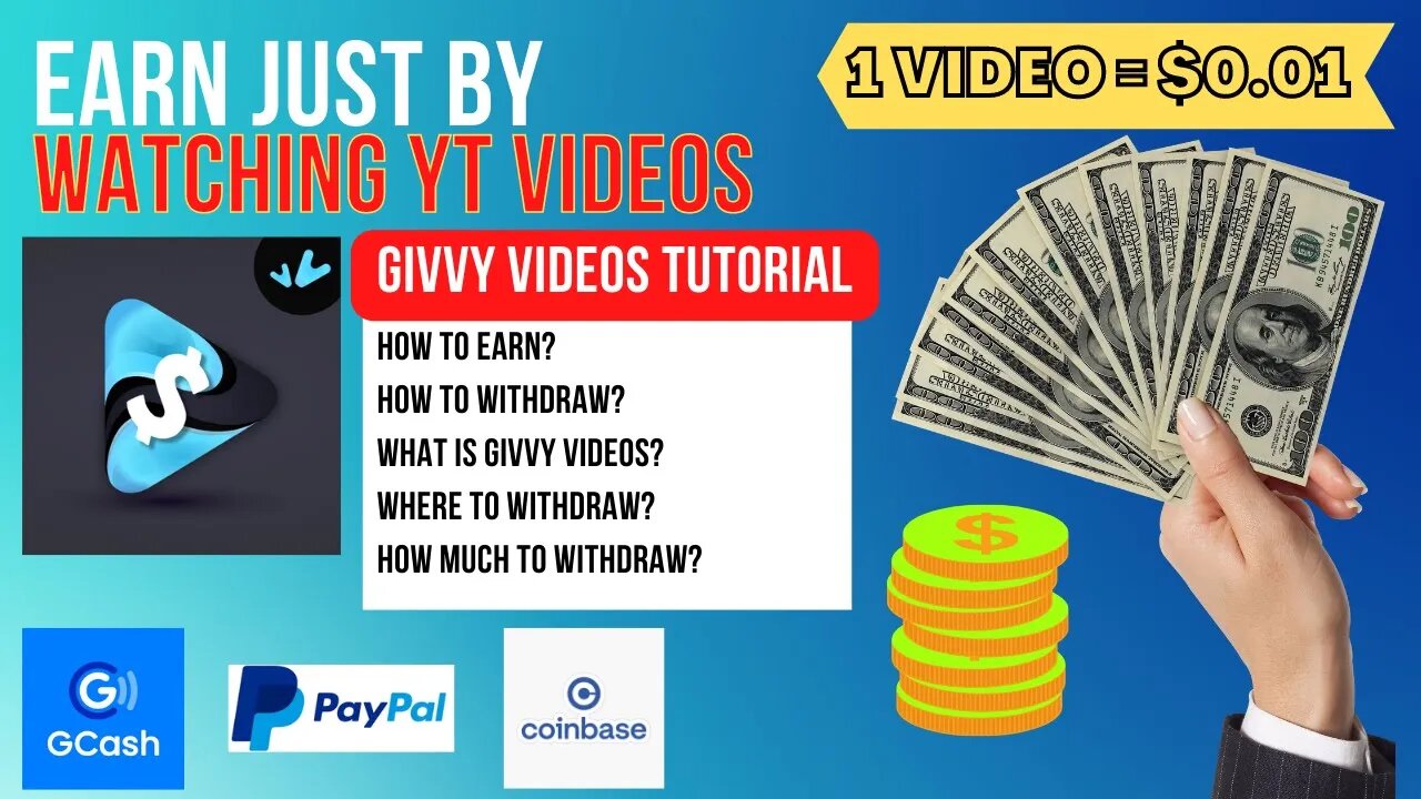 Bagong Earning App 2022! Manonood ka lang ng Video sa Givvy gamit ang iyong Cellphone!