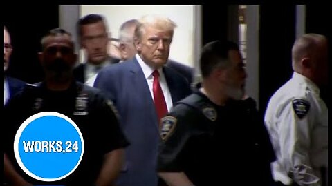 Donald Trump pleads not guilty to felony charges in New York courtroom |