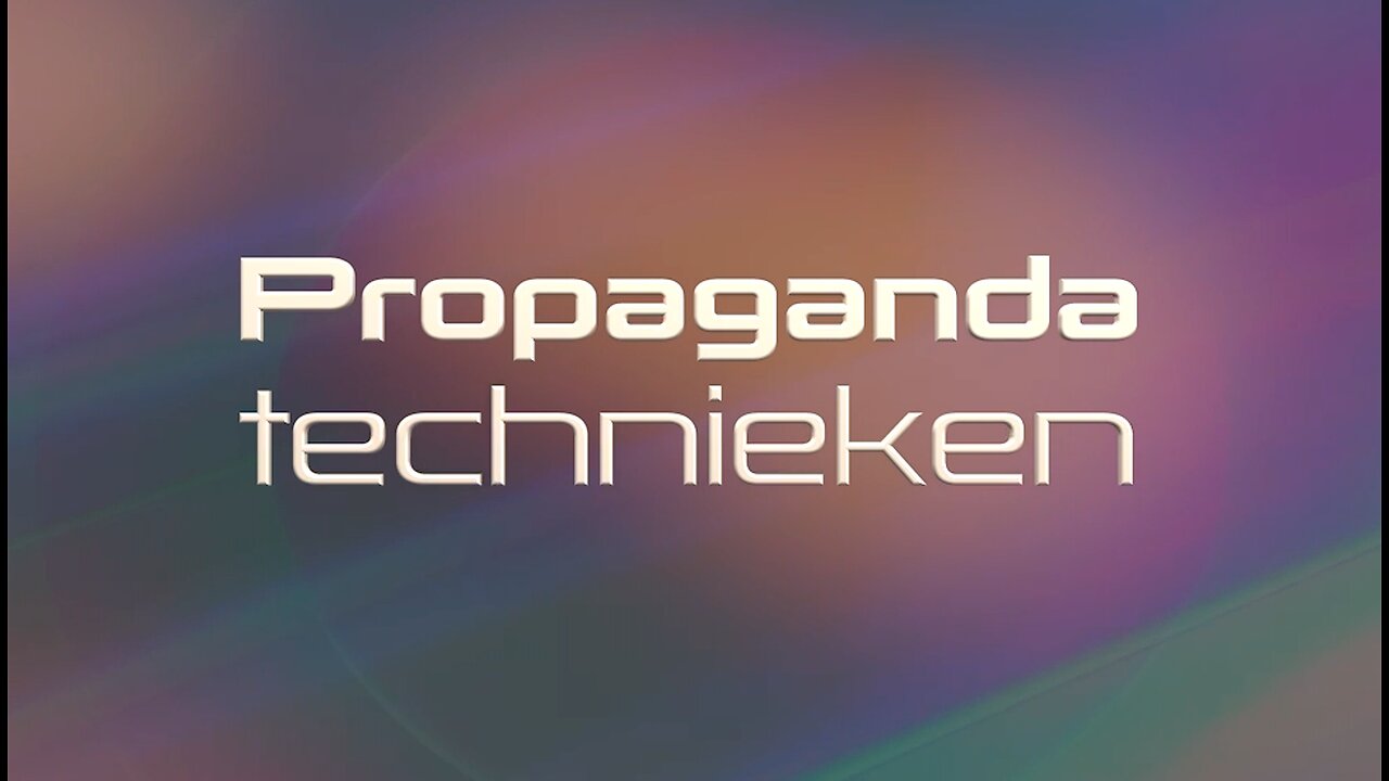 PROPAGANDA technieken - Nederl.ot - Open Vizier