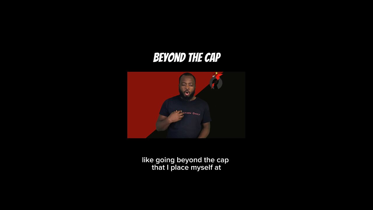 Beyond The Cap #dayodman #motivation #eeyayyahh #motivationalspeaker #positivity