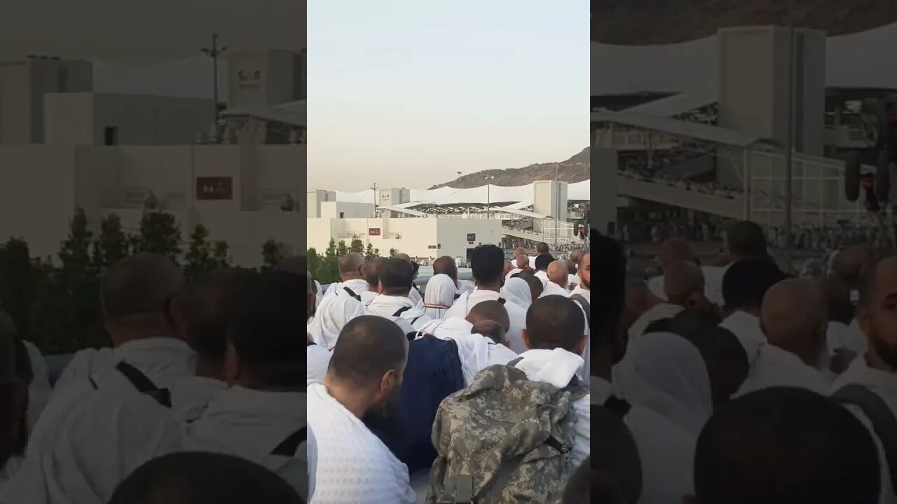 Hajj Day 3: Muzdalifah train station #muzdalifah #hajj
