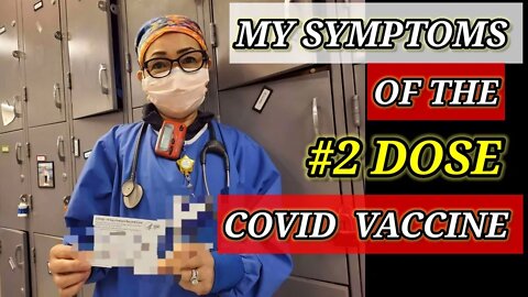 I GOT SICK** MY SYMPTOMS OF THE #2 DOSE OF COVID-19 VACCINE MODERNA (Respiratory Therapist)