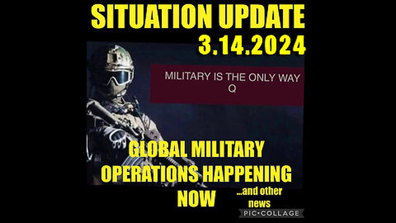 Situation Update 3.14.2024 ~ Trump Return - White Hat Intel ~ Juan O Savin
