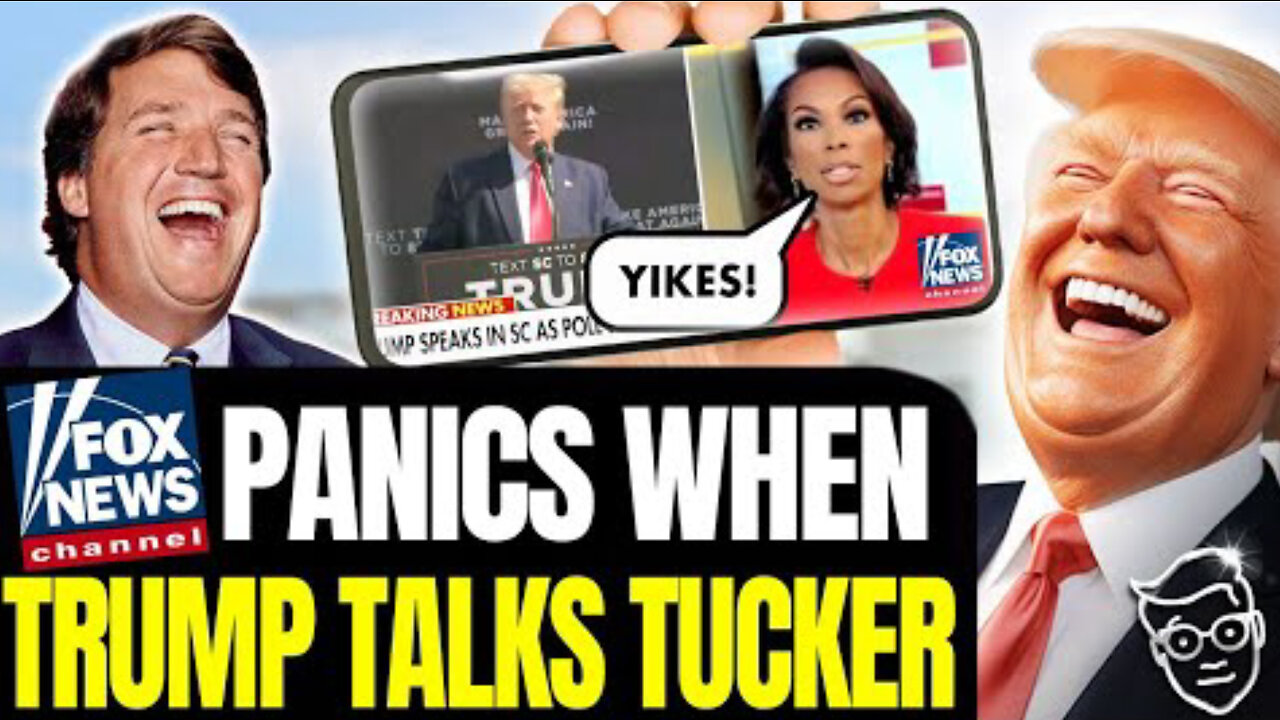 Fox News FORCED To CUT Live-Feed When Trump Talks Tucker's VIRAL Views
