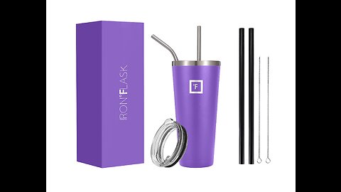 IRON °FLASK Classic Tumbler - 32 Oz, Vacuum Insulated Stainless Steel, Hot Cold, Double Walled,...