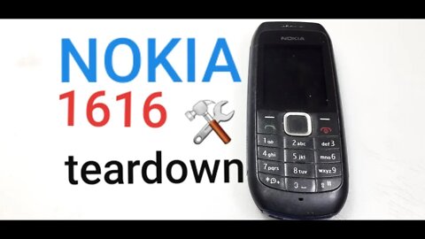 NOKIA 1616 TEARDOWN